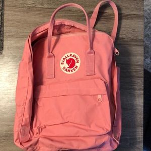 Fjallraven pink backpack